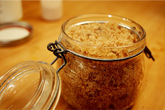 DIY body scrub