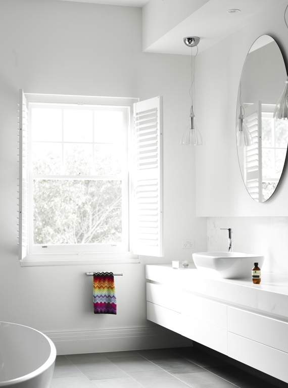 Beautiful White Bathroom