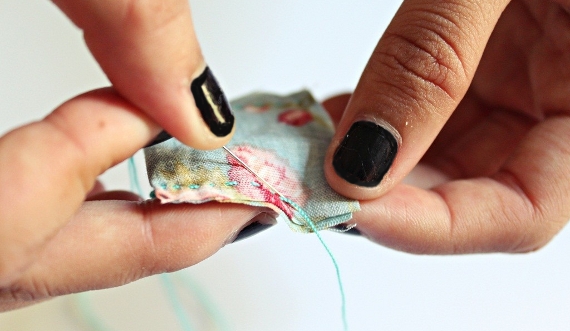DIY vintage necklace step 2